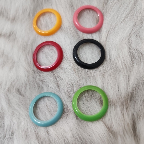 Gucci Accessories - Gucci Vintage InterchangeableBezels for 11/12 Watch Multiple Colors Set of 6